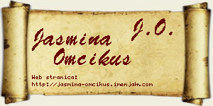 Jasmina Omčikus vizit kartica